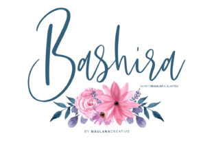 Bashira: A Romantic Handwritten Script Font for Human-Centered Design