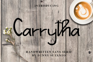 Carrytha: A Handwritten Font That Fits Seamlessly Into Real Creative Workflows