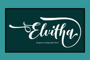 Elvitha: Elegant Script with Beautiful Swashes
