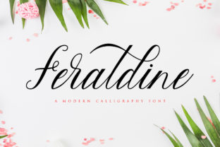 Feraldine: A Playful Calligraphy Font with Flourish