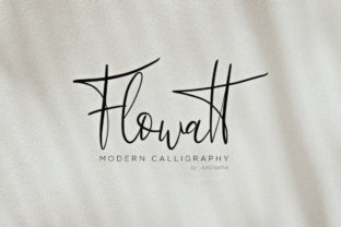 Flowatt: A Light, Modern Calligraphy Font