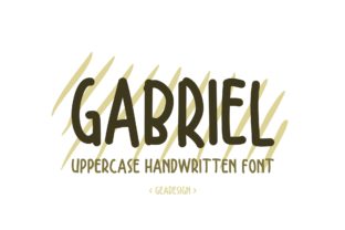 Gabriel: A Sweet, Simple Handwritten Font