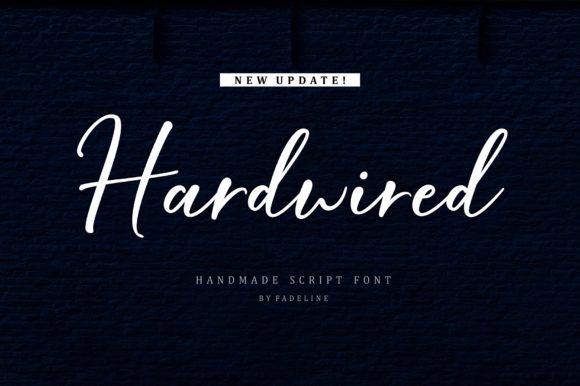Hardwired: A Handwritten Font with Real Personality