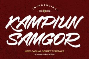 Kampiun Samgor: The Friendly, Hand-Drawn Font That Fits Real Life