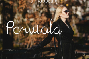 Perviola: Elegant Handwritten Font with a Casual Twist