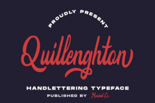 Quillenghton: Vintage Handwritten Elegance