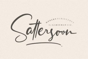 Sattersoon: Where Elegance Meets Modern Typography