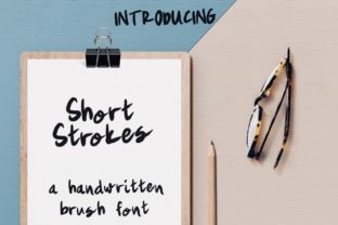 Short Strokes: The Handwritten Font That Feels Like a Real Person Wrote It