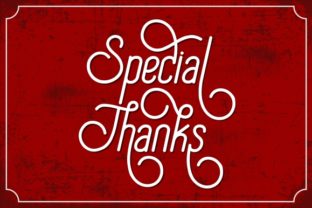 Special Thanks: Why This Vintage-Inspired Monoline Font Is Reshaping Creative Expression